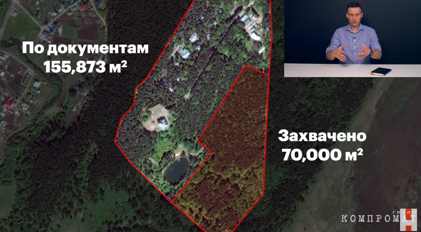 70 тыс. квадратных метров леса незаконно захватили для резиденции Тулеева