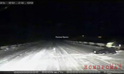 Майор МВД Дмитрий Коплик лежит мордой в снег