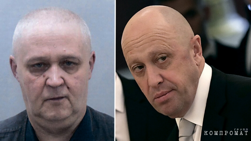 Правоохранительные органы Литвы также опубликовали фото двойника Пригожина (на снимке слева).