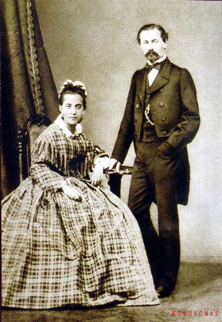 Генрих Брокар с женой