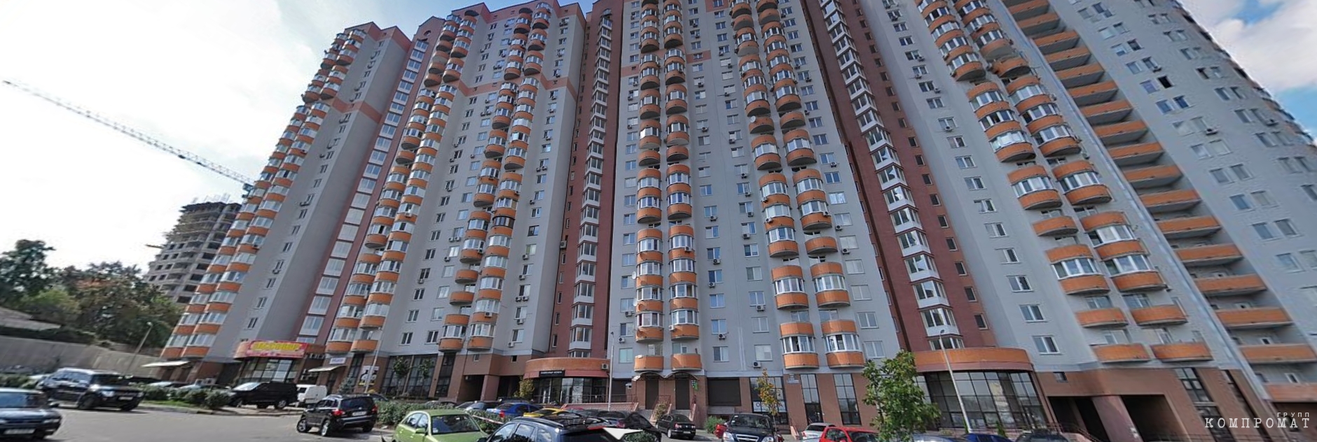 Высотка в Киеве, где находится квартира Бориса Коновалова