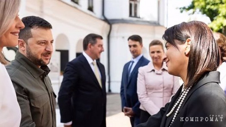 Анна Акопян встретилась с украинским президентом Владимиром Зеленским