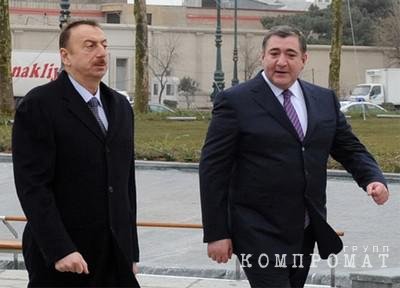 Ильхам Алиев (слева) и Фазиль Мамедов