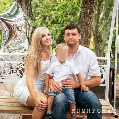 Любовь и Кирилл Луценко с сыном