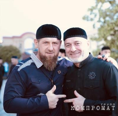 Рамзан Кадыров и Сулейман Геремеев (справа)